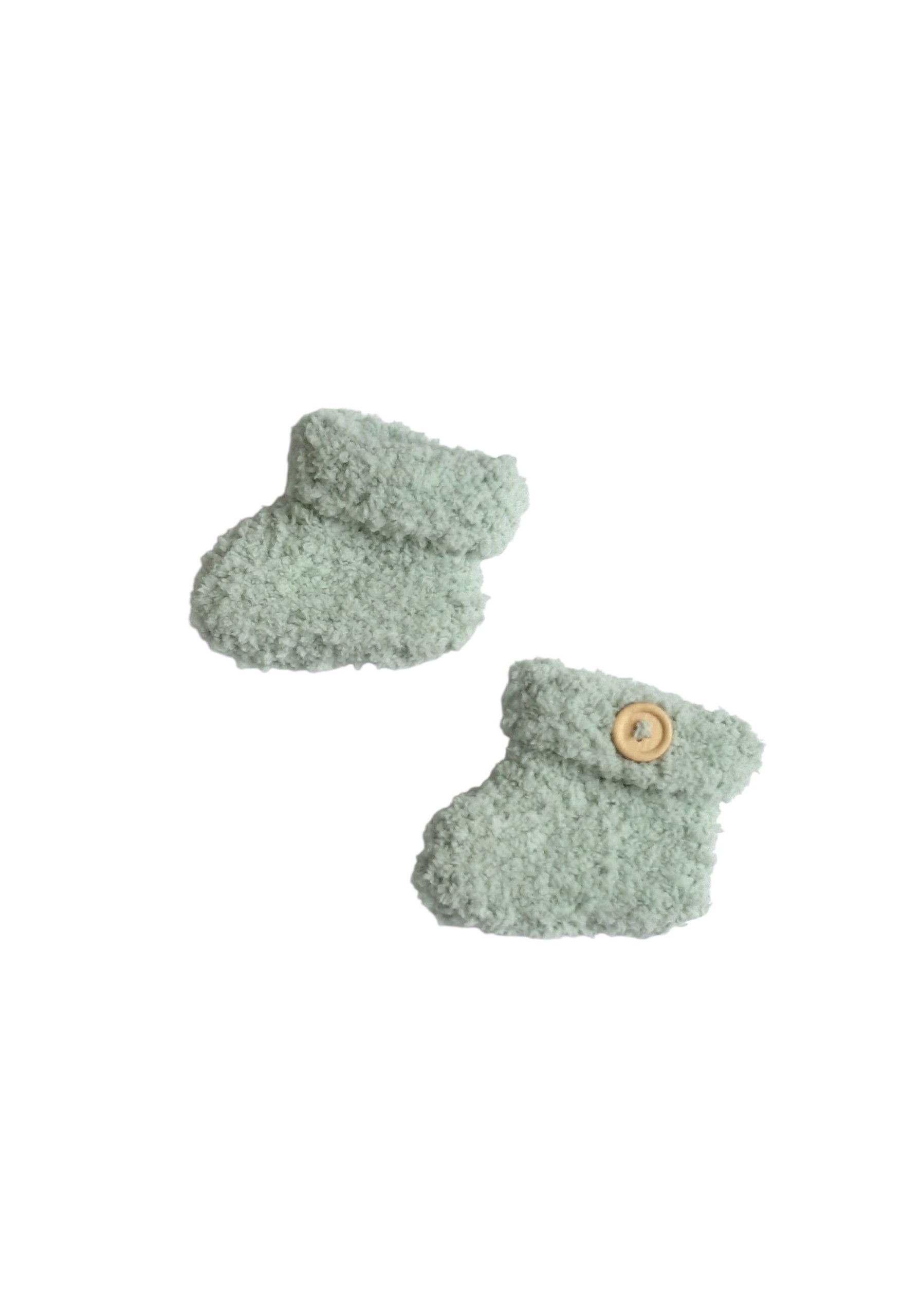 booties zachtgroen maat 2