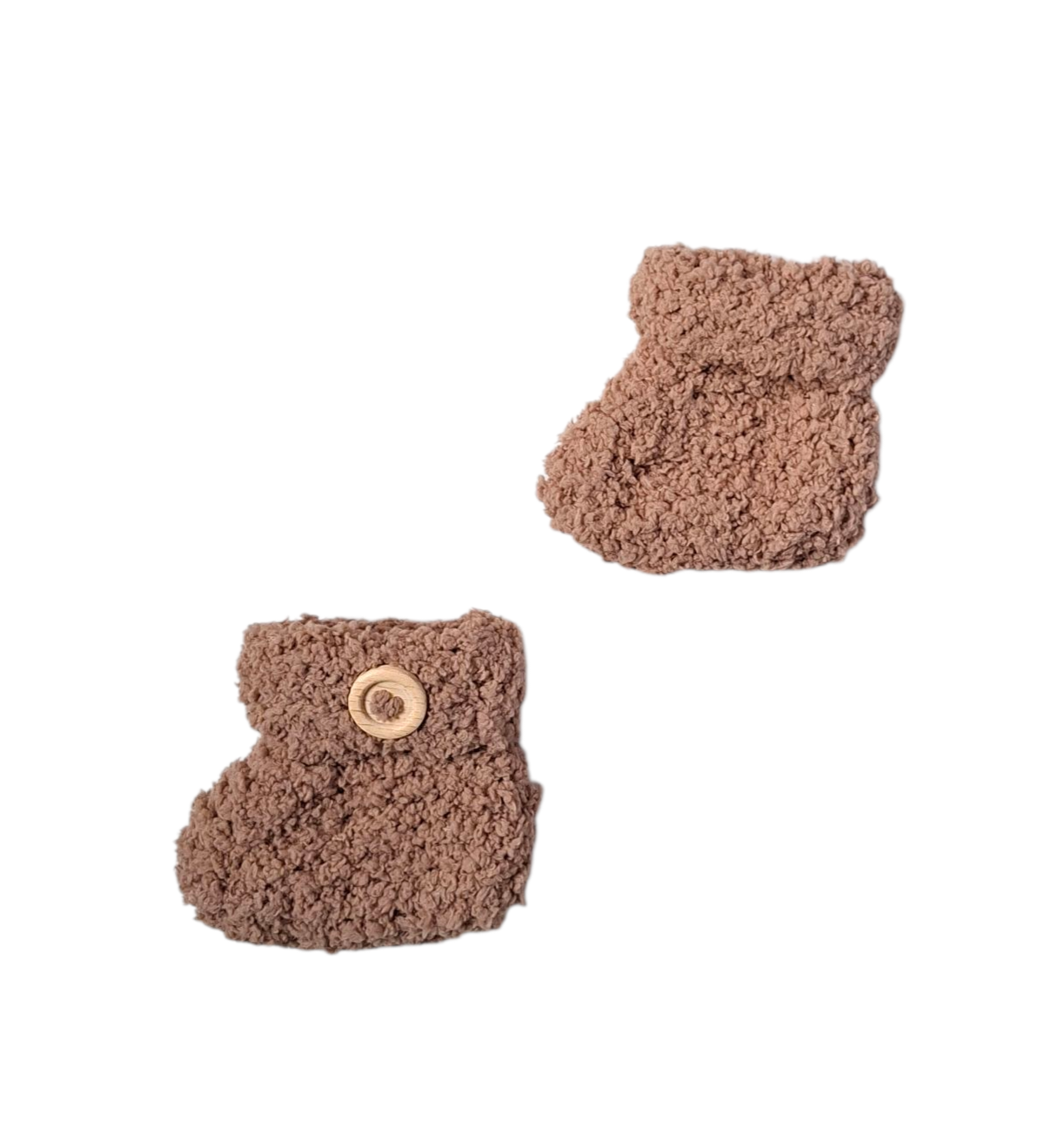 booties bruin maat 2