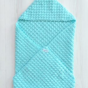Licht turkooise baby-omslagdoek