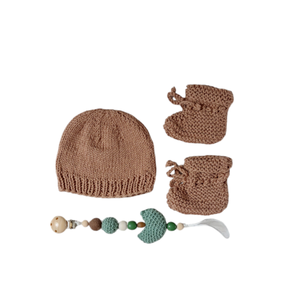 Bruine babygiftset