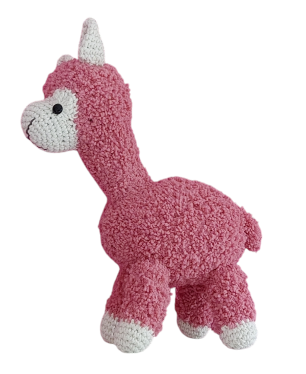 Donkerroze alpaca 2