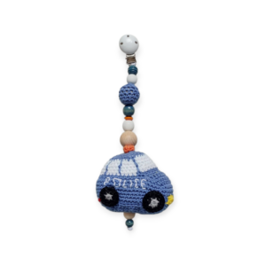 Wagenhanger met blauwe auto