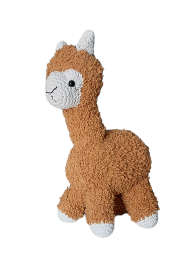 Lichtbruine alpaca - Afbeelding 2