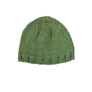 babymutsje bosgroen