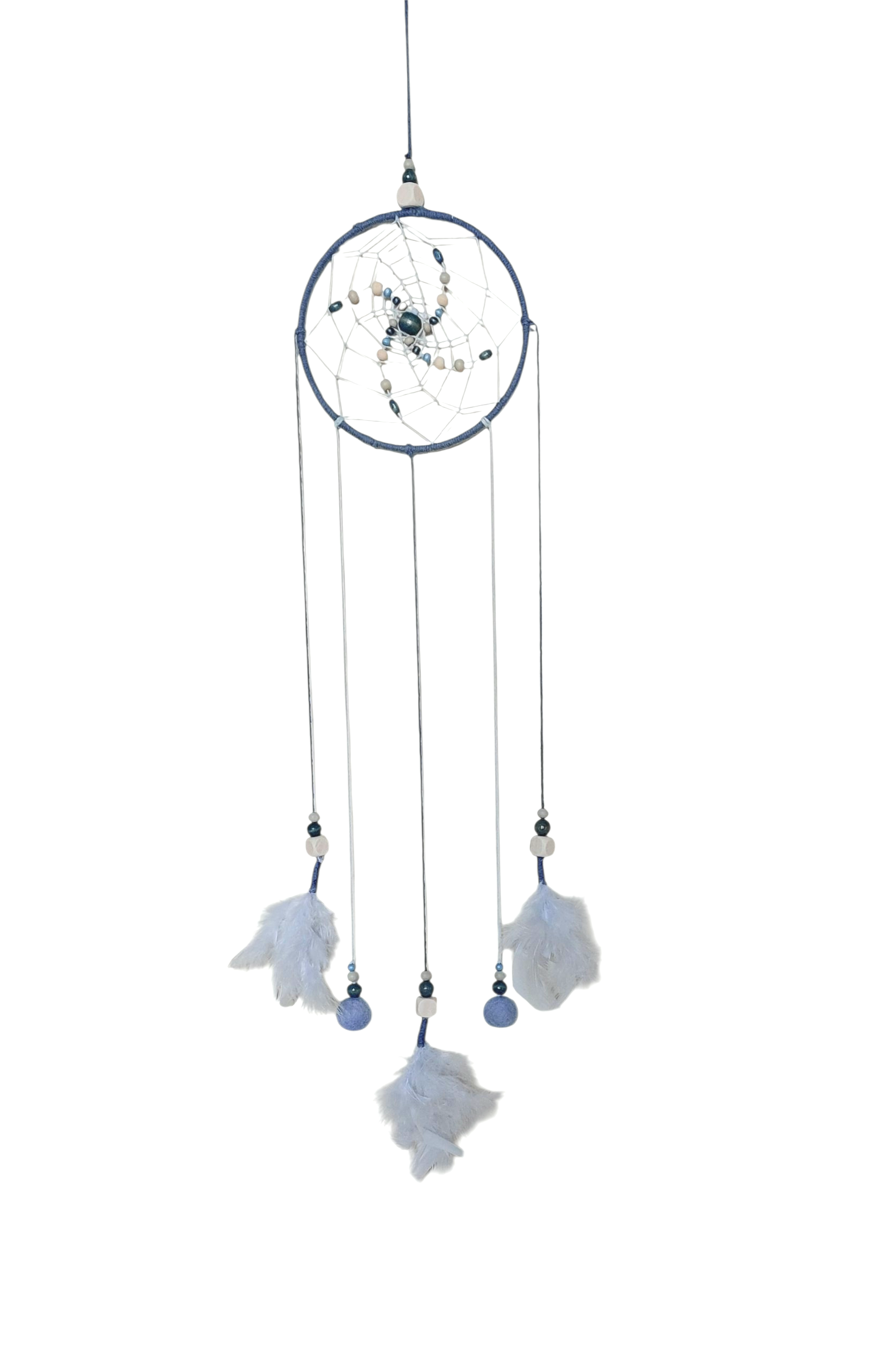 Staalblauw-lichtblauwe dromenvanger