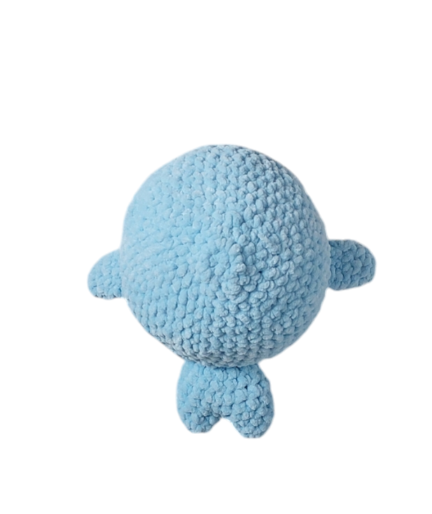 Lichtblauwe snuggle walvis - Afbeelding 2