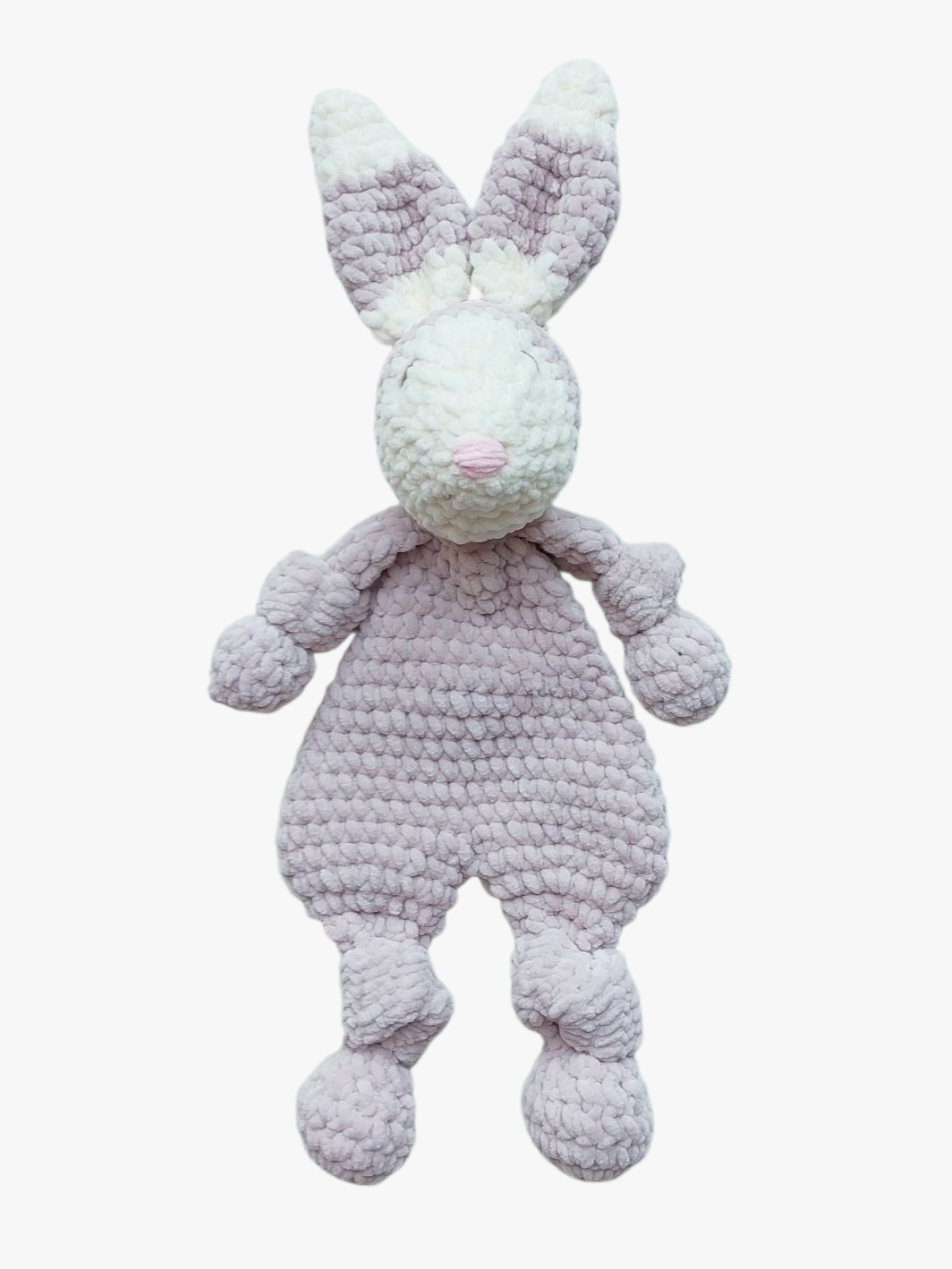 Naturel-roze snuggle konijn - Afbeelding 2