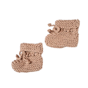 babyslofjes donkerbeige