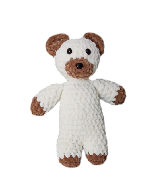 Gebroken wit - bruin snuggle beertje