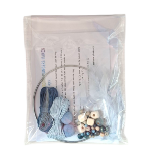 creapakket staalblauwe-lichtblauwe dromenvanger