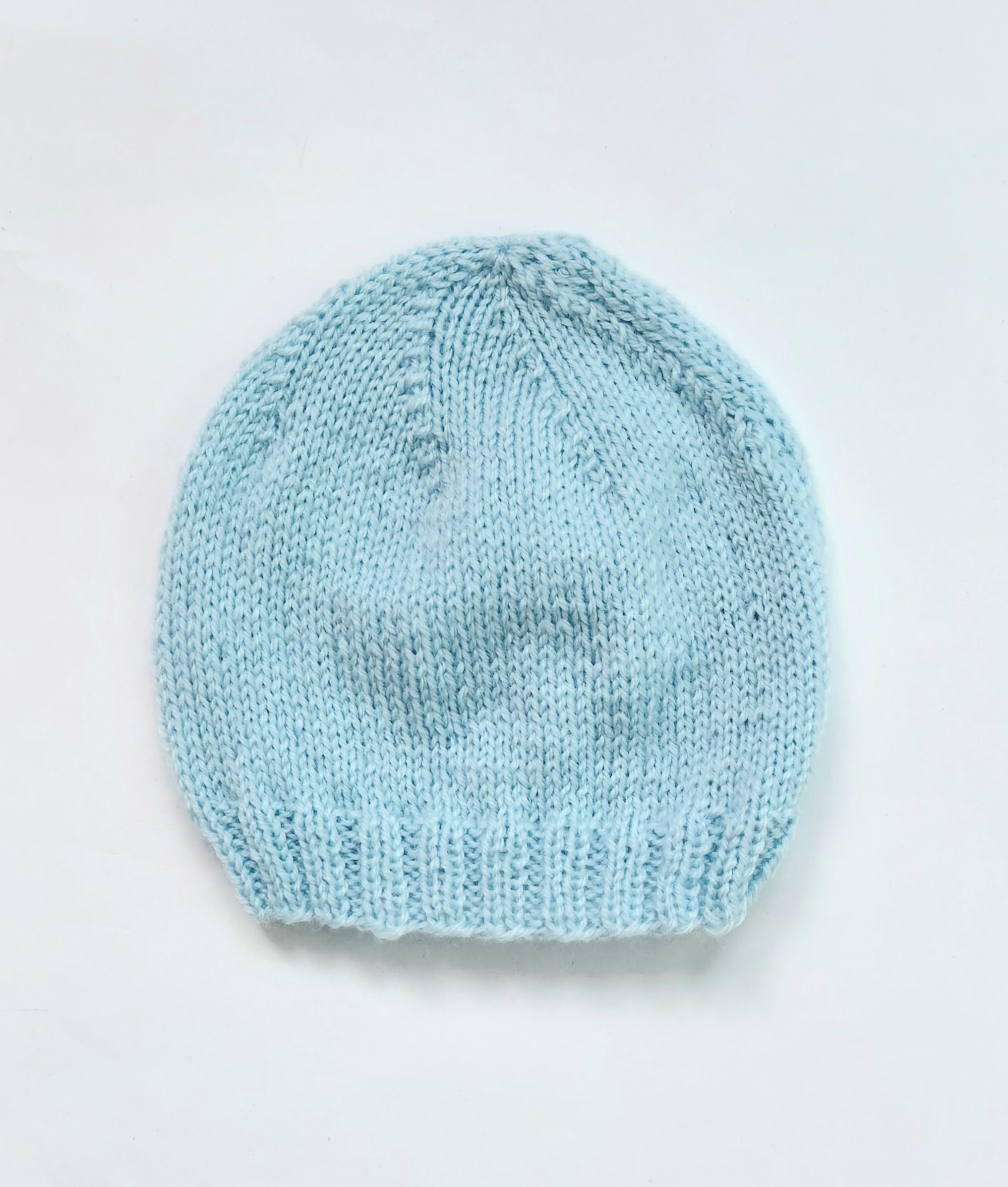 Gebreide vintage babymutsje (maat 2) - Afbeelding 6