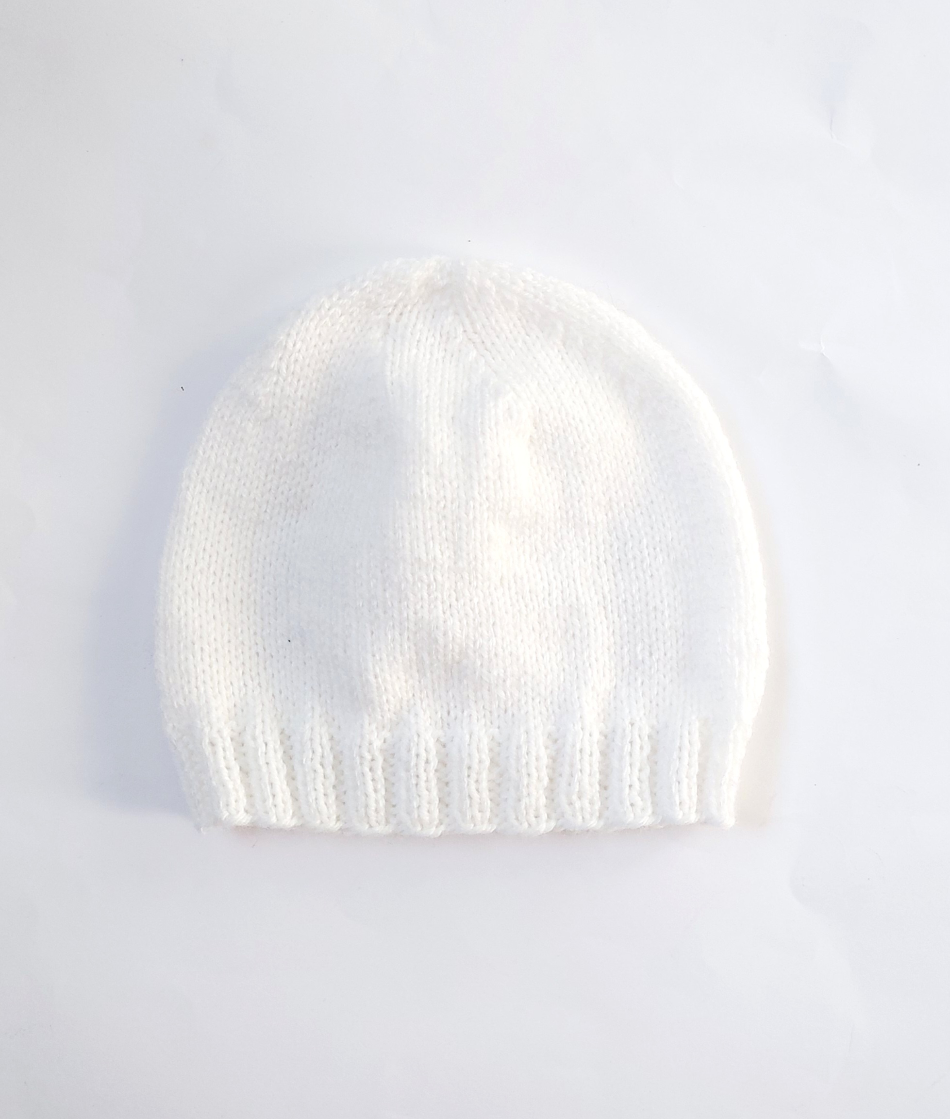 Gebreide vintage babymutsje (maat 2) - Afbeelding 5
