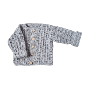 lichtgrijs babyvestje