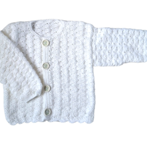 wit meisjesvestje 1 - 2 jaar