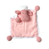 knuffeldoekje schaap zalmroze