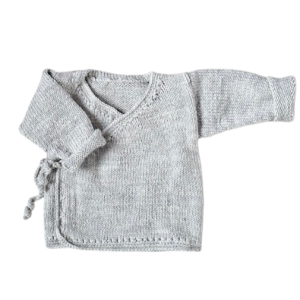 Lichtgrijs overslagvestje