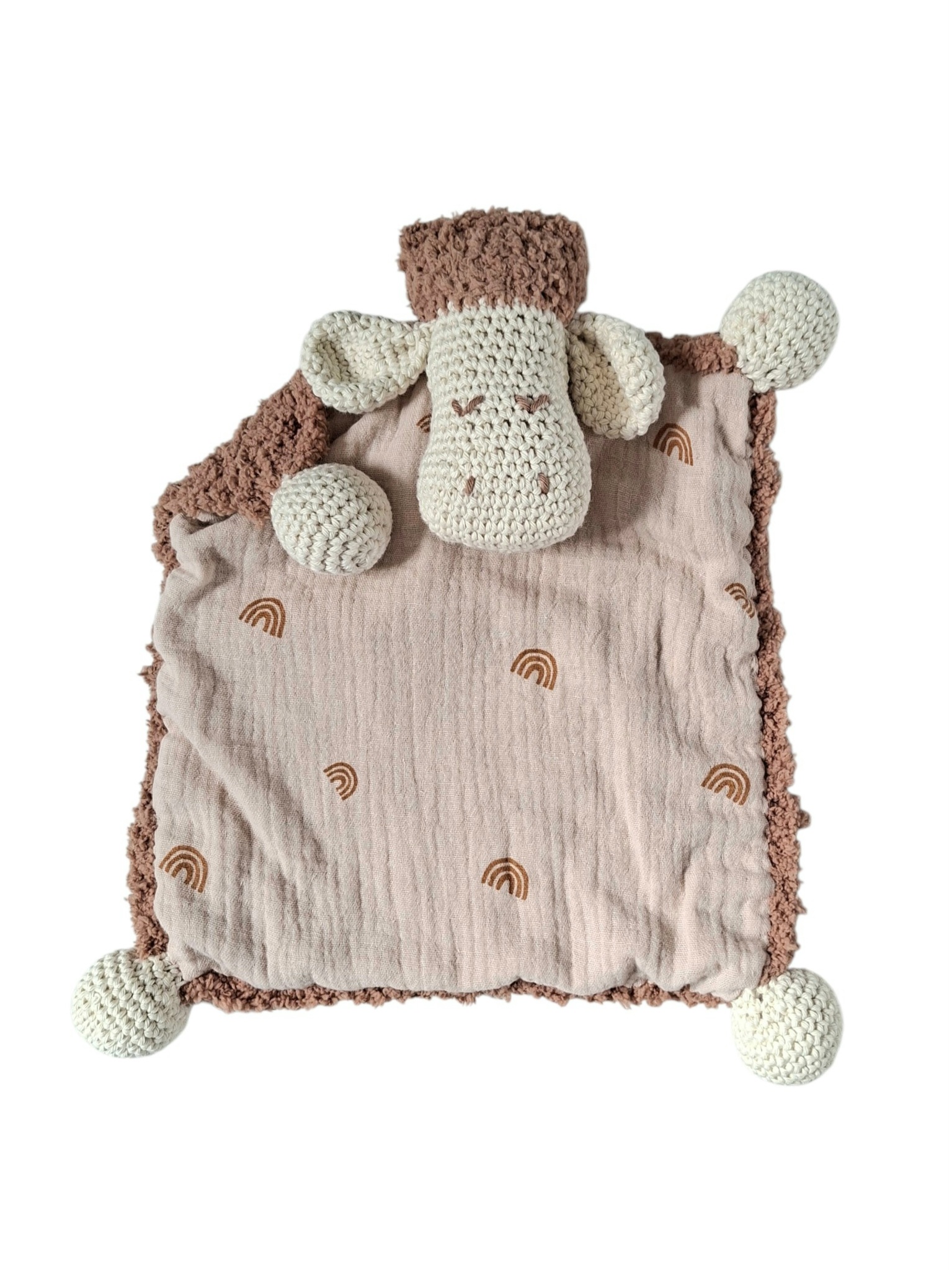 knuffeldoekje schaapje bruin