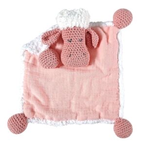 knuffeldoekje schaapje roze