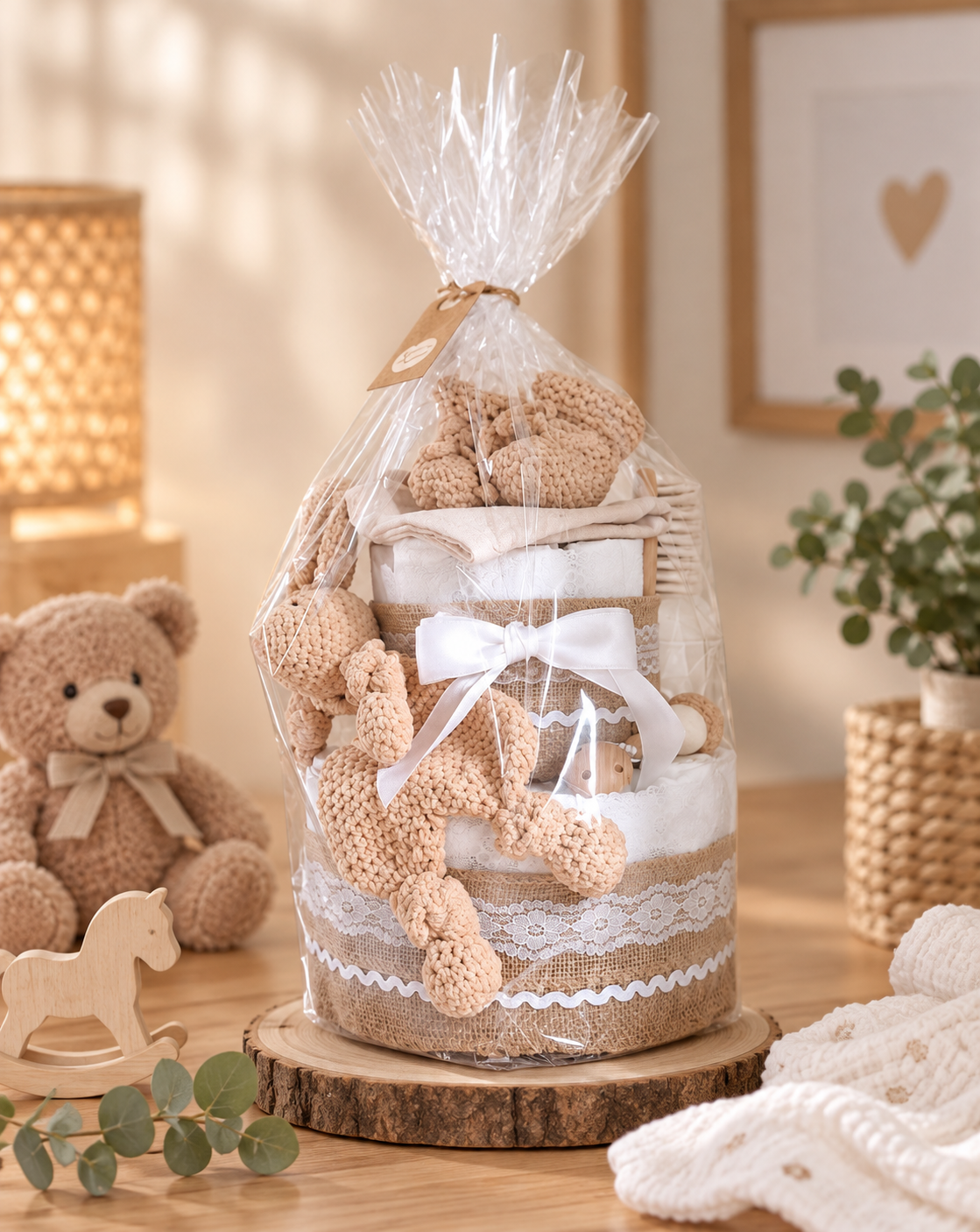 Beige luiertaart